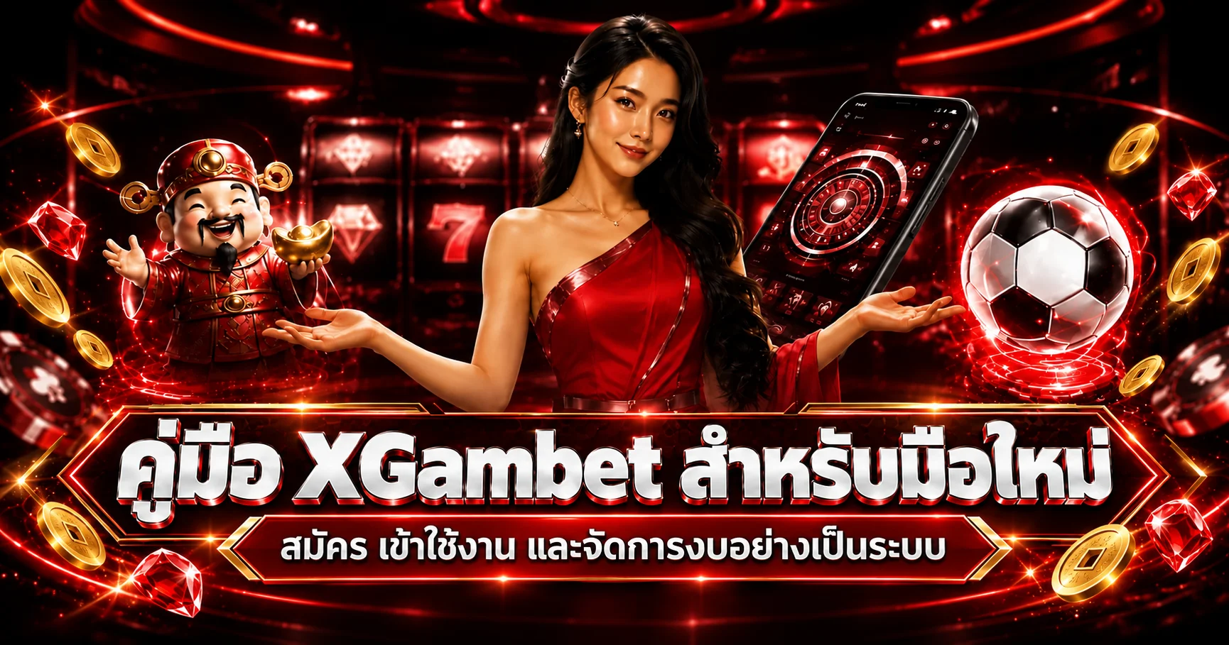 XGambet คู่มือมือใหม่ | สมัคร เข้าใช้ และจัดการงบ